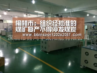 榆林市:组织经批准的煤矿复产不得停发煤炭计量票_BBIN登录(图1) BBIN登录